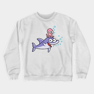 Little Dolphin and Friend Crewneck Sweatshirt